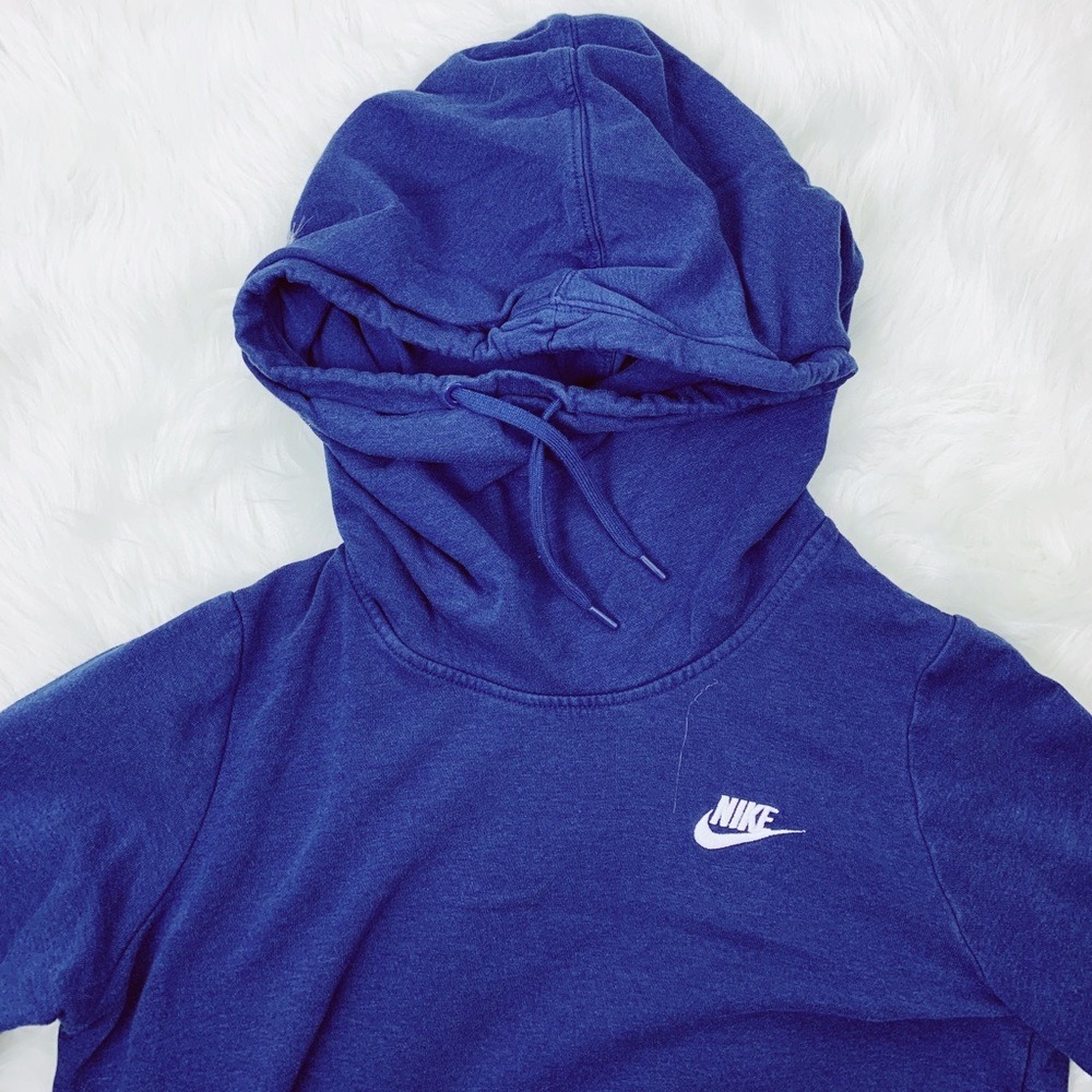 Nike Blue Cowlneck Hoodie